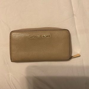 Michael Kors Tan Wallet